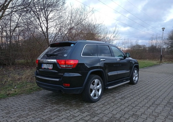 Jeep Grand Cherokee cena 65900 przebieg: 193600, rok produkcji 2012 z Białystok małe 232